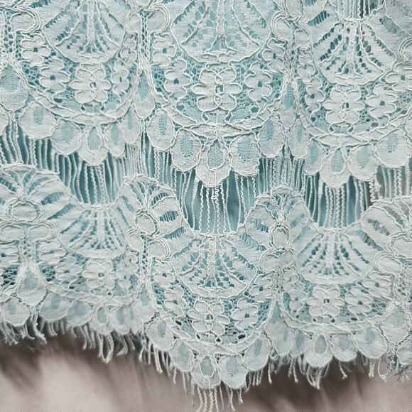 Jessica Howard 3/4 Sleeve Scallop Hem Shift Dress in Mint NWT Size 14 - Picture 5 of 10